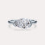 Half Bezel Solitaire Engagement Ring