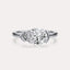 Half Bezel Solitaire Engagement Ring
