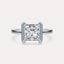 Half Bezel Solitaire Engagement Ring