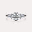 Half Bezel Solitaire Engagement Ring