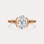 Cathedral Half Bezel Solitaire Engagement Ring