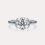 Cathedral Half Bezel Solitaire Engagement Ring