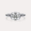 Cathedral Half Bezel Solitaire Engagement Ring