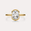 Bypass Bezel Solitaire Engagement Ring