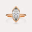 Bypass Bezel Solitaire Engagement Ring
