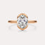 Bypass Bezel Solitaire Engagement Ring