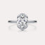 Bypass Bezel Solitaire Engagement Ring