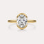 Bypass Bezel Solitaire Engagement Ring