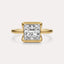 Bypass Bezel Solitaire Engagement Ring