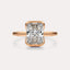 Bypass Bezel Solitaire Engagement Ring