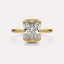 Bypass Bezel Solitaire Engagement Ring