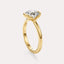 Bypass Bezel Solitaire Engagement Ring