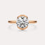 Bypass Bezel Solitaire Engagement Ring