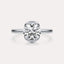 Bypass Bezel Solitaire Engagement Ring