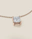 lab created diamond necklace