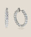 lab grown diamond hoops