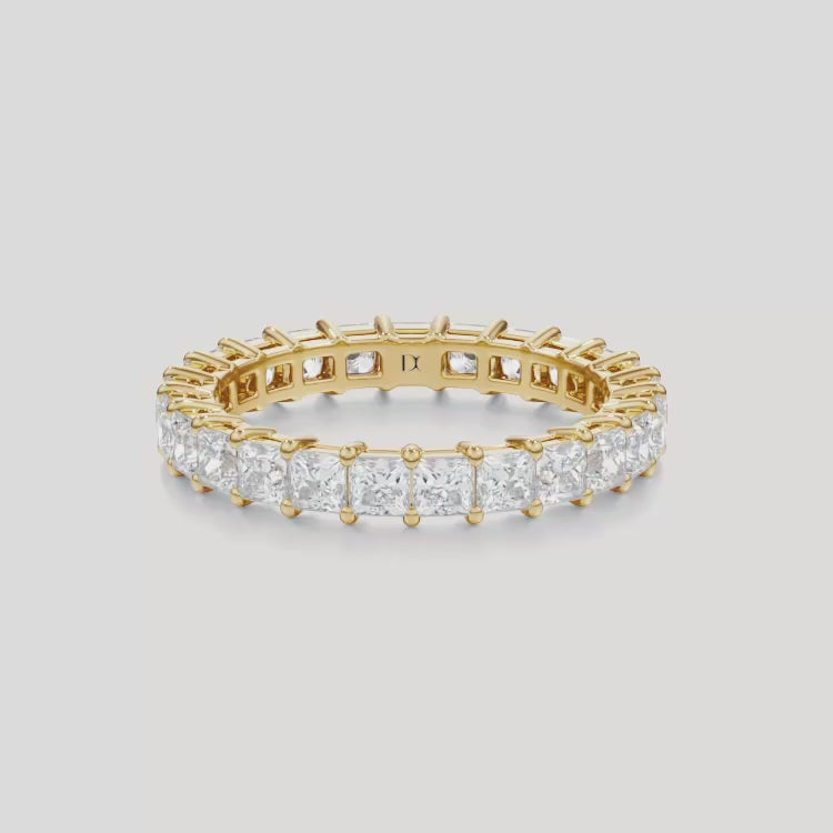 Share Prong Princess Lab Grown Diamond Eternity Band