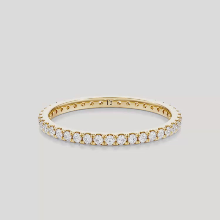 Pave Lab Grown Diamond Eternity Band