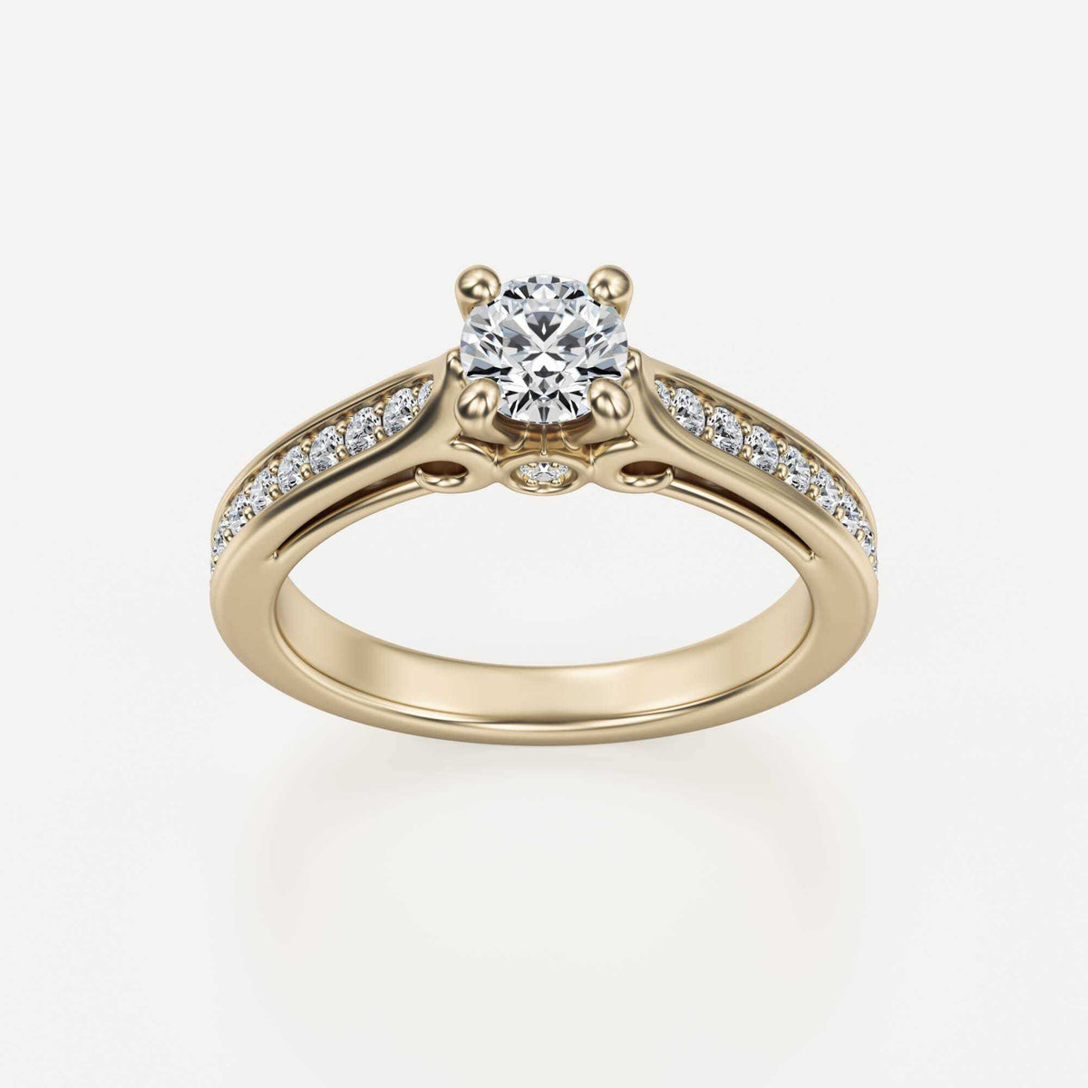 Floviu | Lab Grown Diamond Engagement Ring