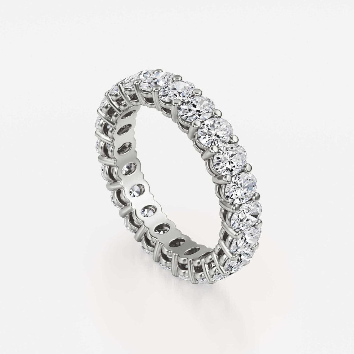 Pluril | Oval Lab Grown Diamond Eternity Band