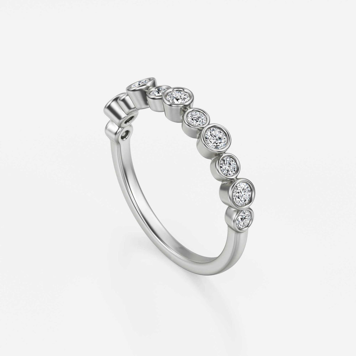 Neli | Lab Grown Diamond Wedding Band